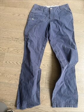 Columbia Straight Leg Pants Camp Chino in Navy Blue - size 4